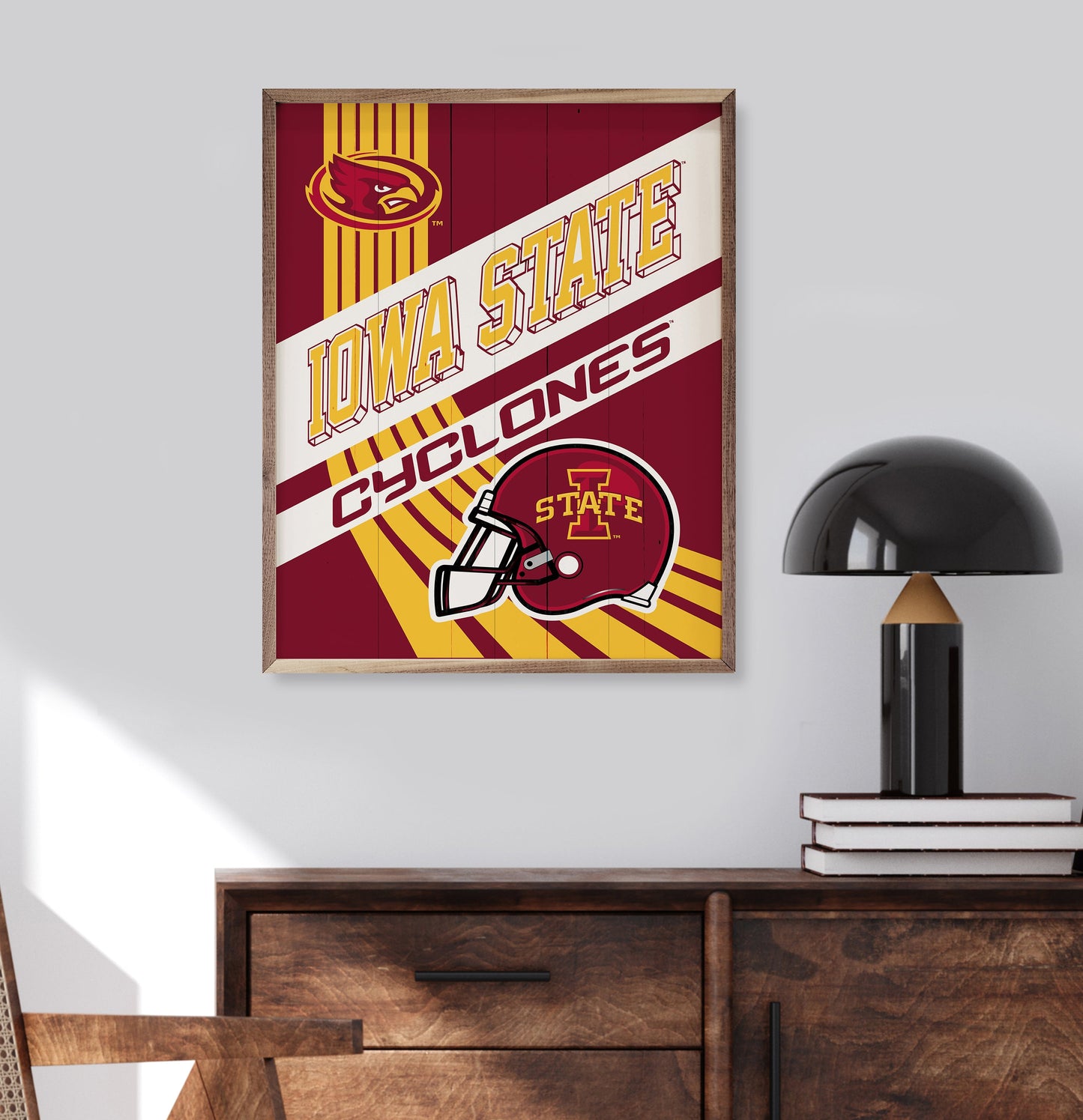 Striped Poster Iowa State University