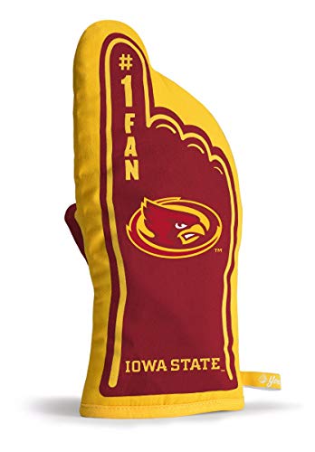 YouTheFan NCAA Iowa State Cyclones #1 Oven Mitt, Team Color, 13.25" x 6.5"