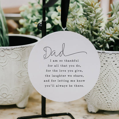 Dad You'll Always Ornament