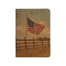 Flags On Fenceline Journal
