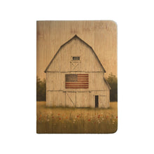 White Summer Flag Barn Journal
