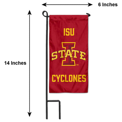 College Flags & Banners Co. Iowa State Cyclones Mini Garden and Flower Pot Flag Topper