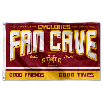 Iowa State Cyclones Fan Man Cave Banner Flag
