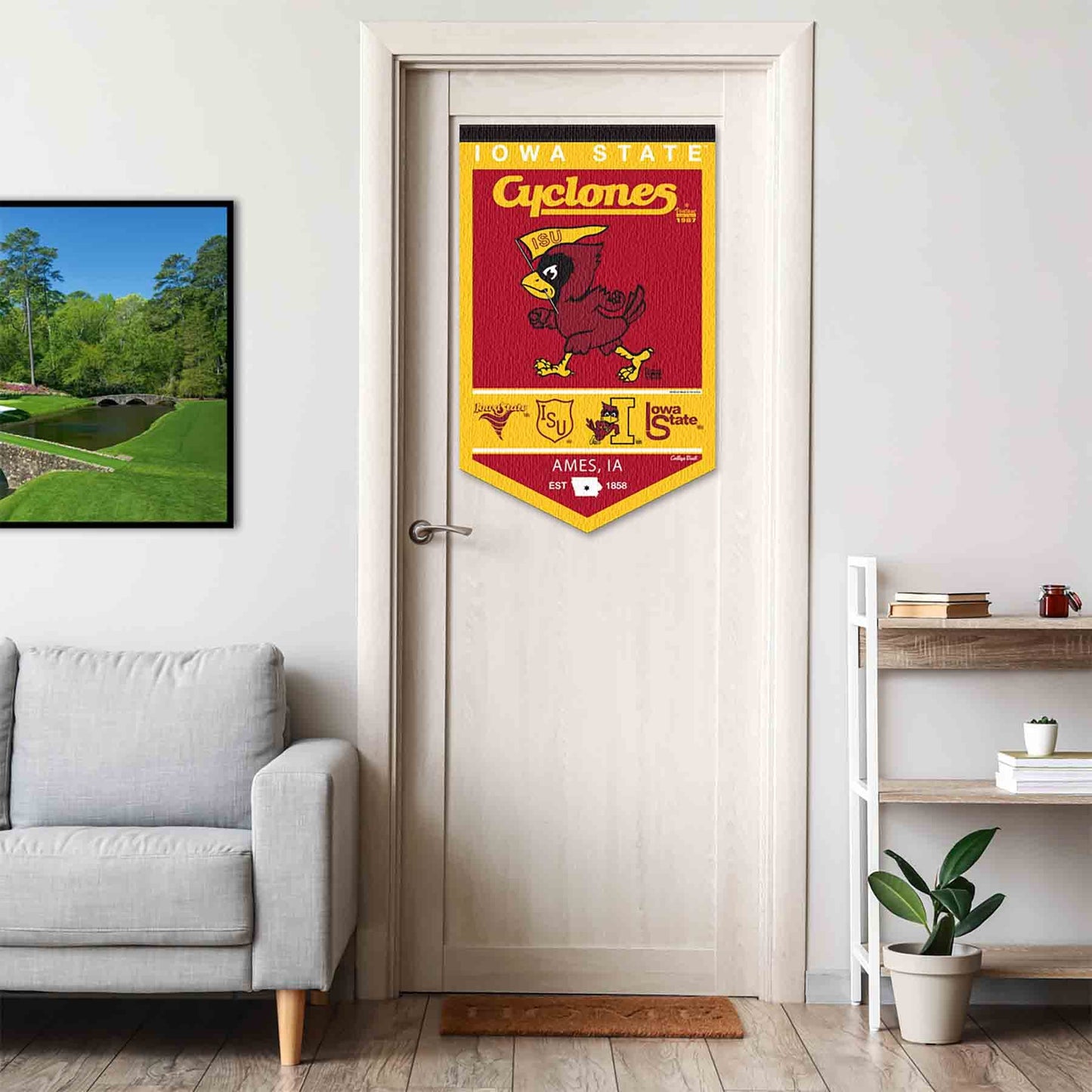 College Flags & Banners Co. Iowa State Cyclones Heritage History Banner Pennant