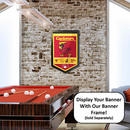 College Flags & Banners Co. Iowa State Cyclones Heritage History Banner Pennant