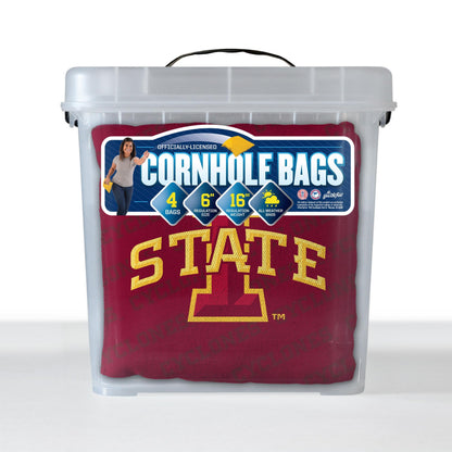 YouTheFan NCAA Iowa State Cyclones Cornhole Bags - 4PK - Maroon