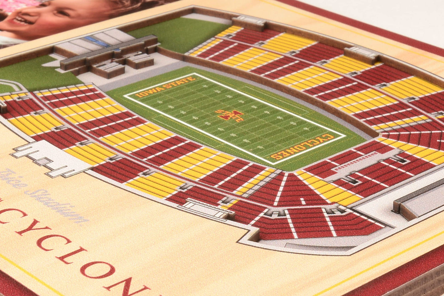 YouTheFan NCAA Iowa State Cyclones 3D StadiumView Picture Frame - Jack Trice Stadium