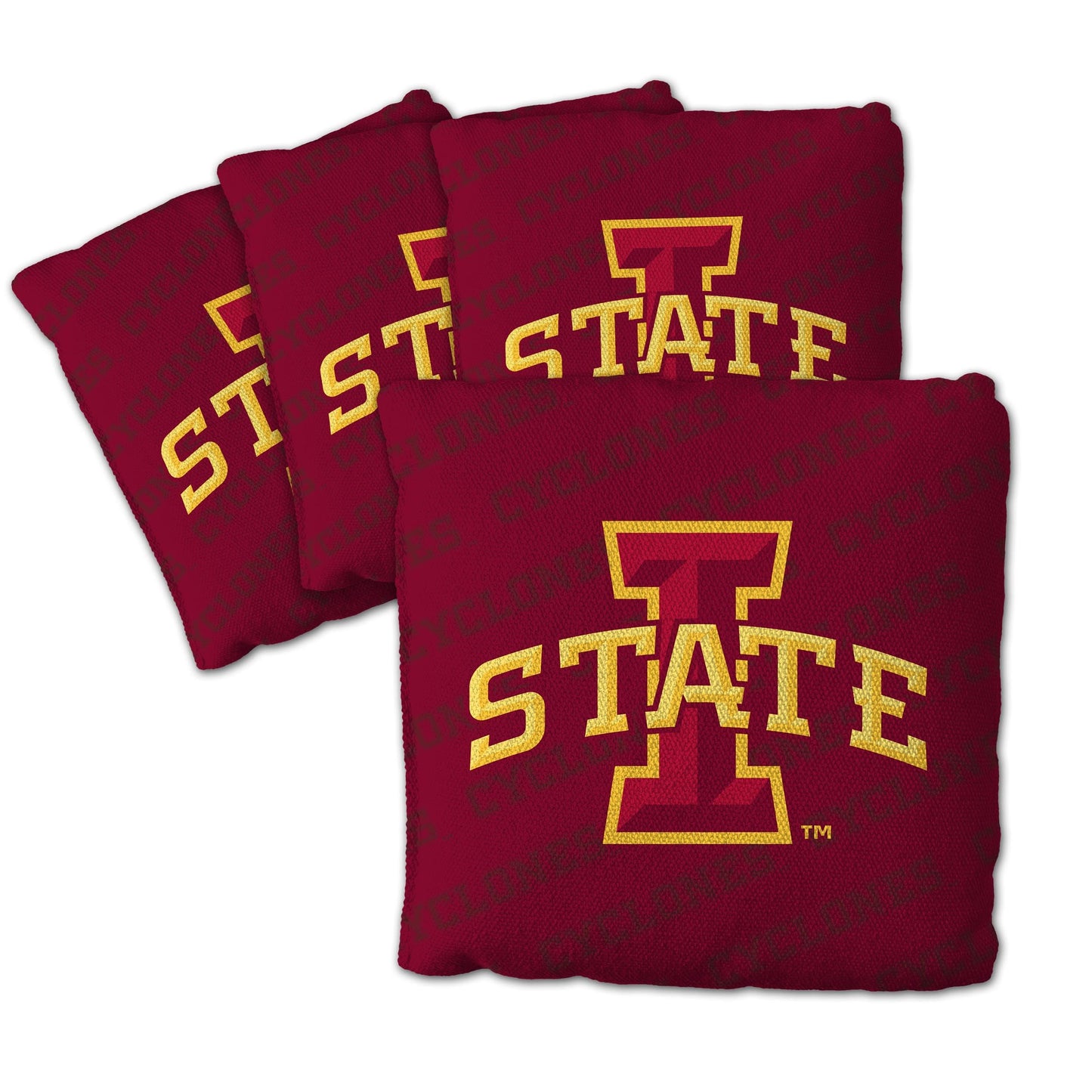 YouTheFan NCAA Iowa State Cyclones Cornhole Bags - 4PK - Maroon