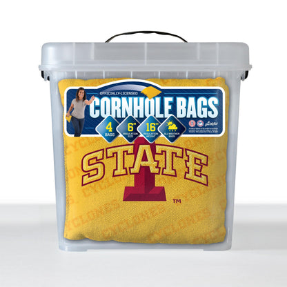 YouTheFan NCAA Iowa State Cyclones Cornhole Bags - 4PK - Yellow