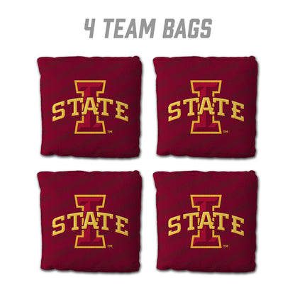 YouTheFan NCAA Iowa State Cyclones Cornhole Bags - 4PK - Maroon