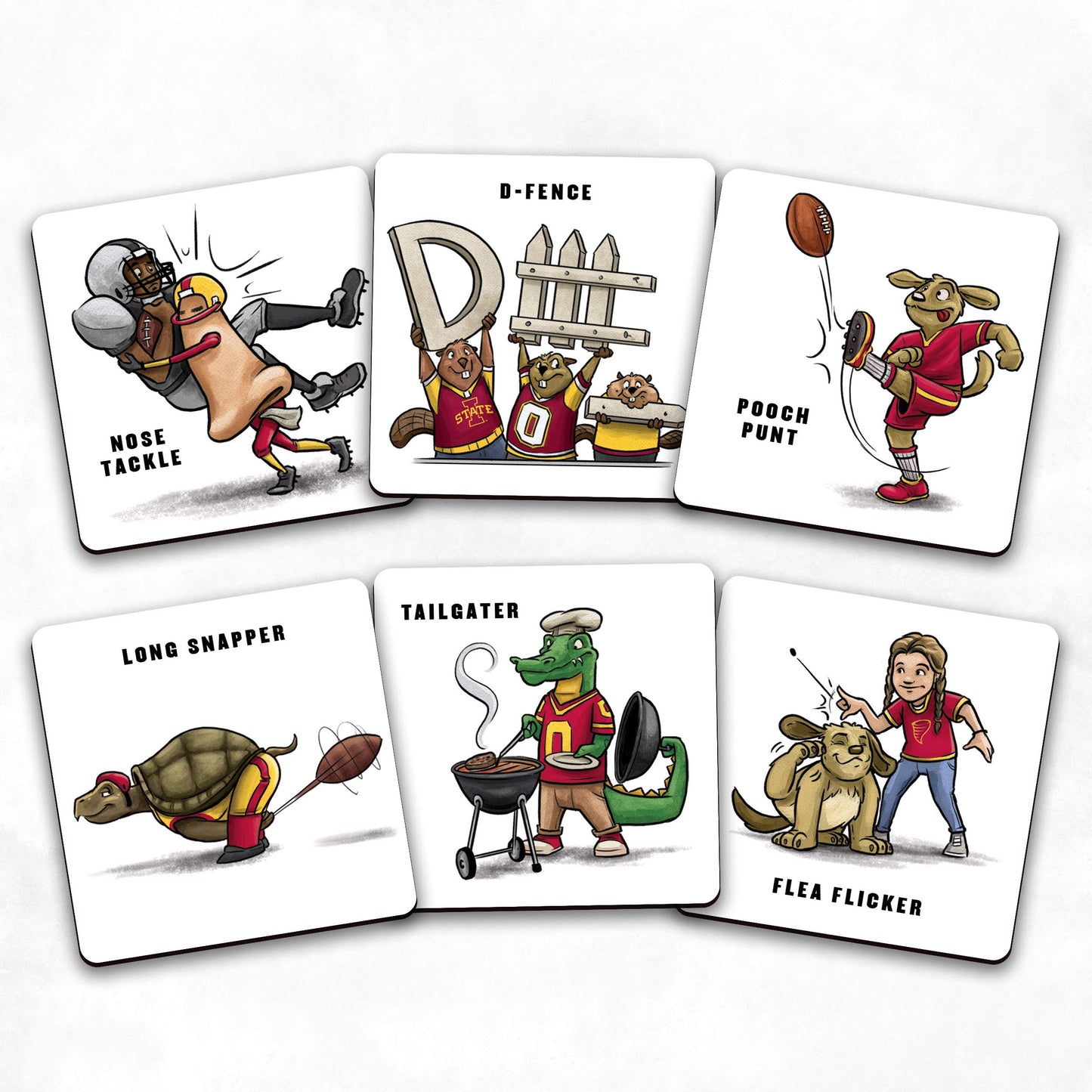 YouTheFan NCAA Iowa State Cyclones Licensed Memory Match Game