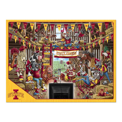 YouTheFan NCAA Iowa State Cyclones Barnyard Fans 500pc Puzzle