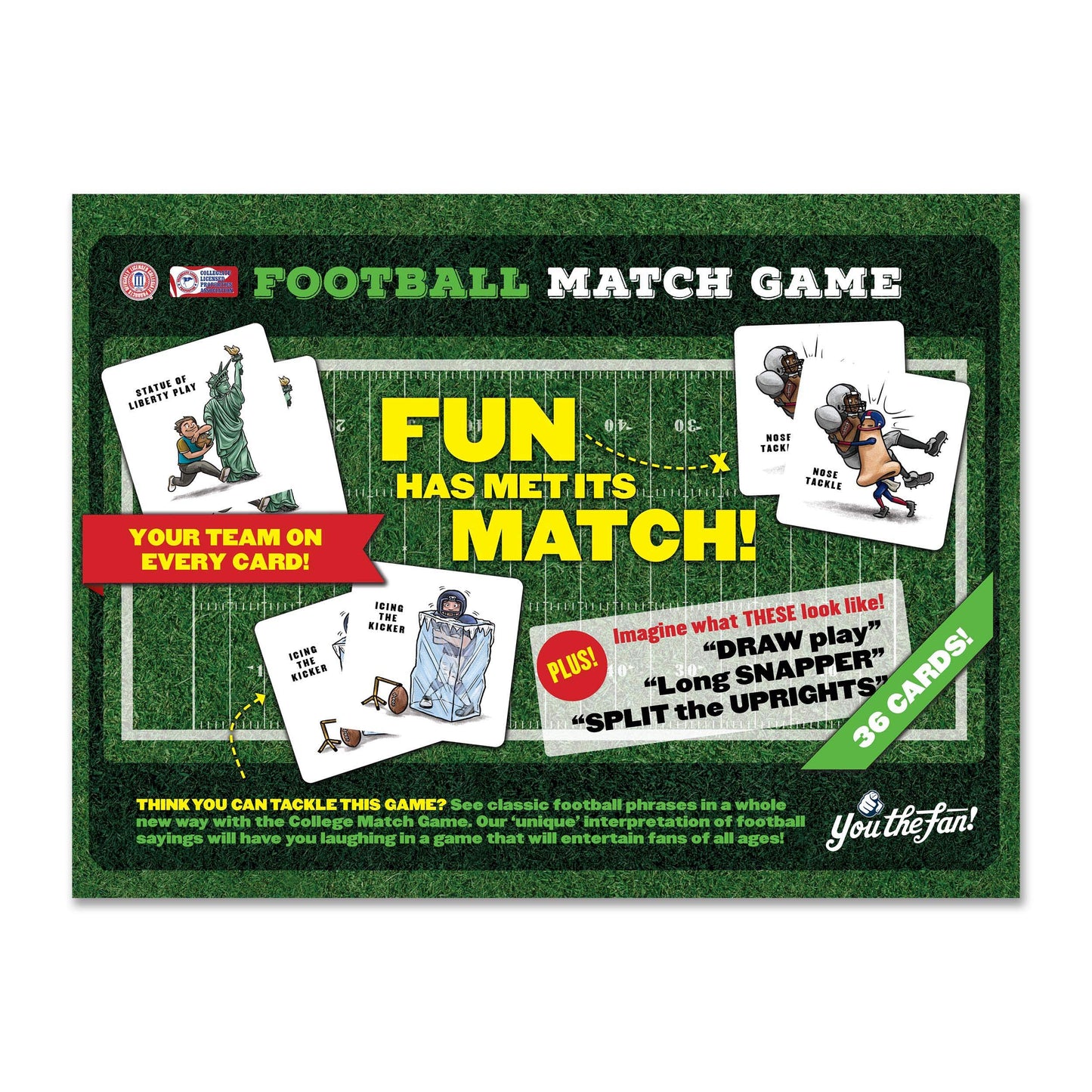 YouTheFan NCAA Iowa State Cyclones Licensed Memory Match Game