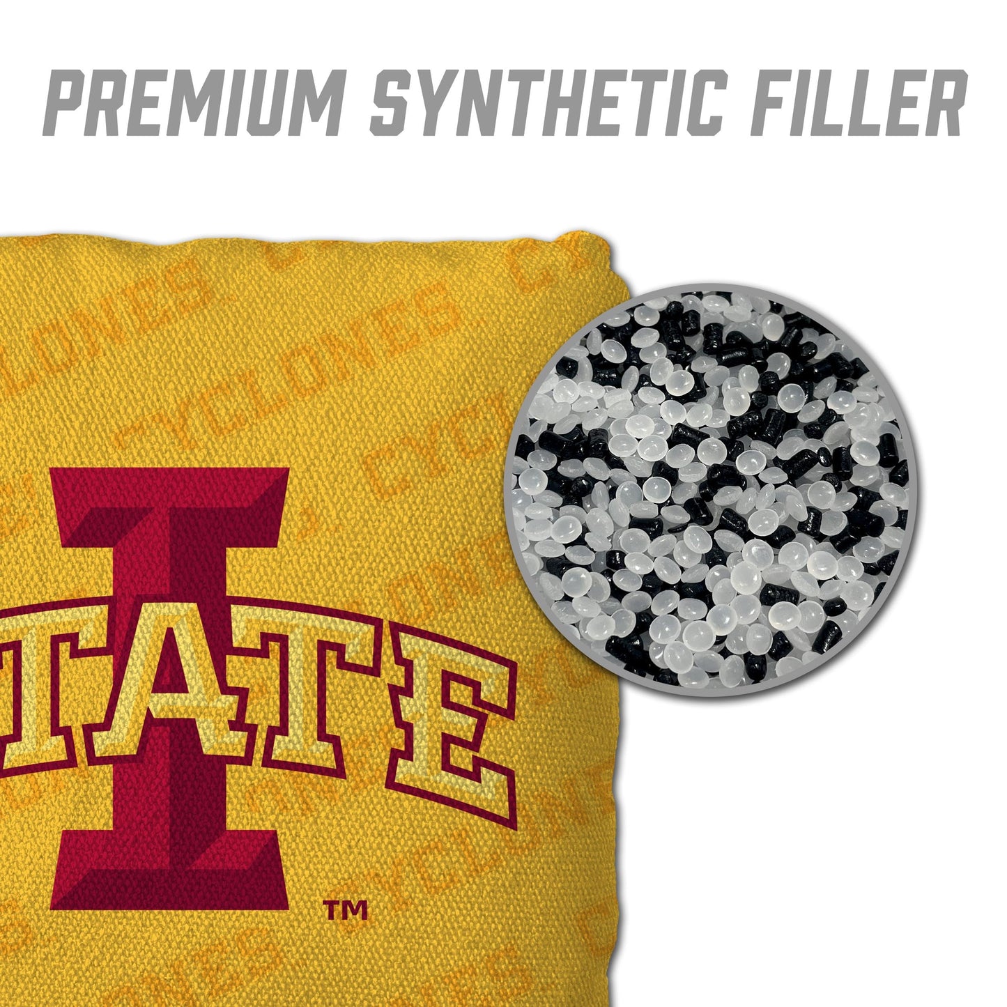 YouTheFan NCAA Iowa State Cyclones Cornhole Bags - 4PK - Yellow