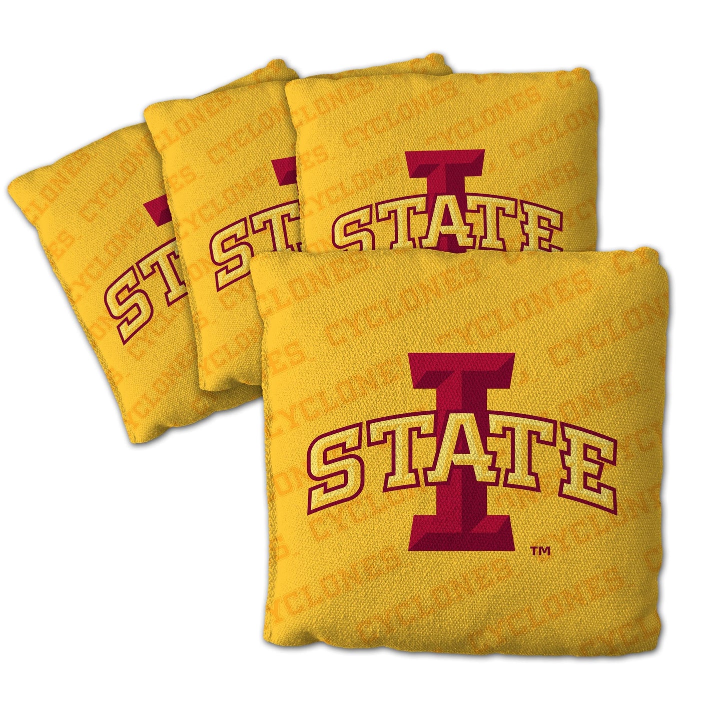 YouTheFan NCAA Iowa State Cyclones Cornhole Bags - 4PK - Yellow