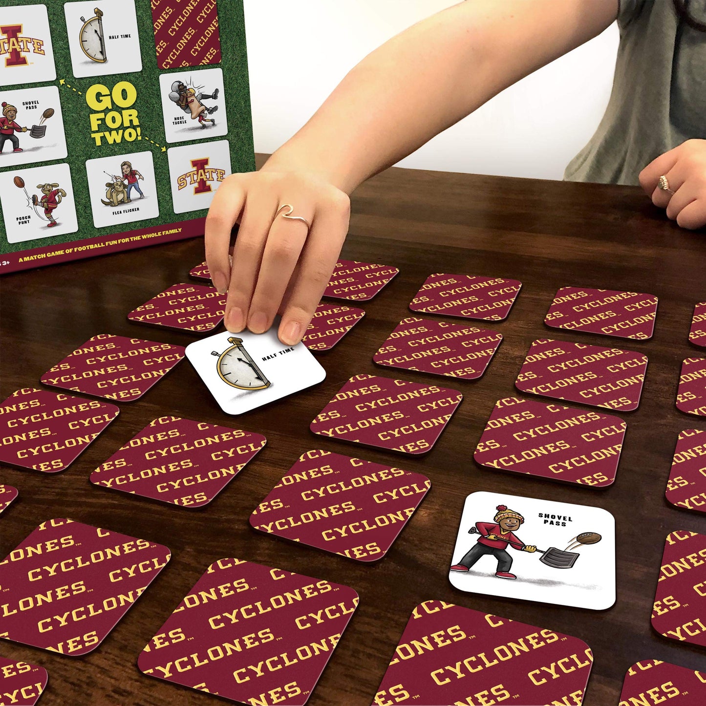 YouTheFan NCAA Iowa State Cyclones Licensed Memory Match Game