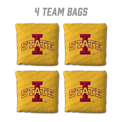YouTheFan NCAA Iowa State Cyclones Cornhole Bags - 4PK - Yellow