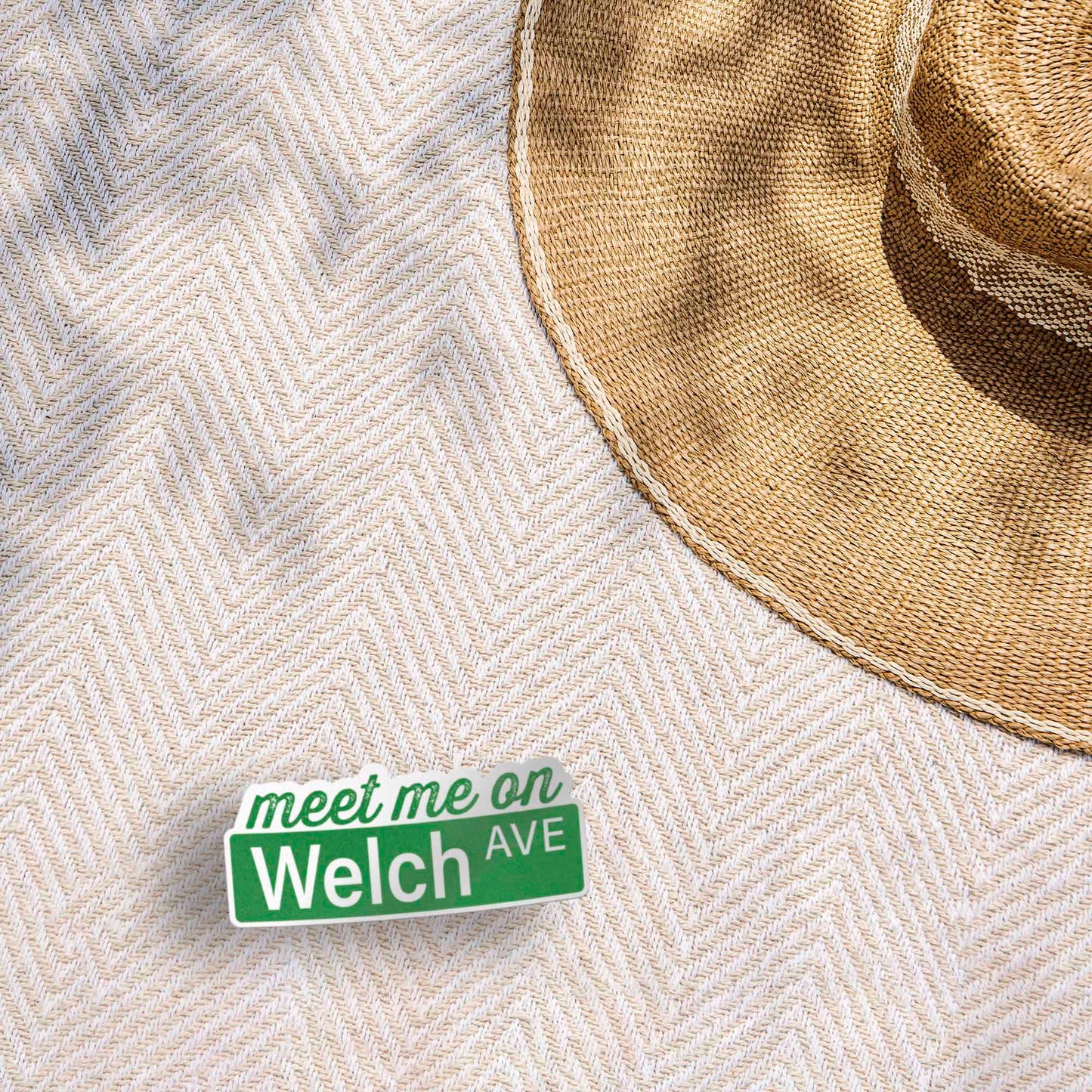 Ames Iowa Welch Avenue Sticker - Cute Midwest Decals