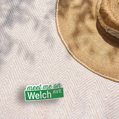 Ames Iowa Welch Avenue Sticker - Cute Midwest Decals