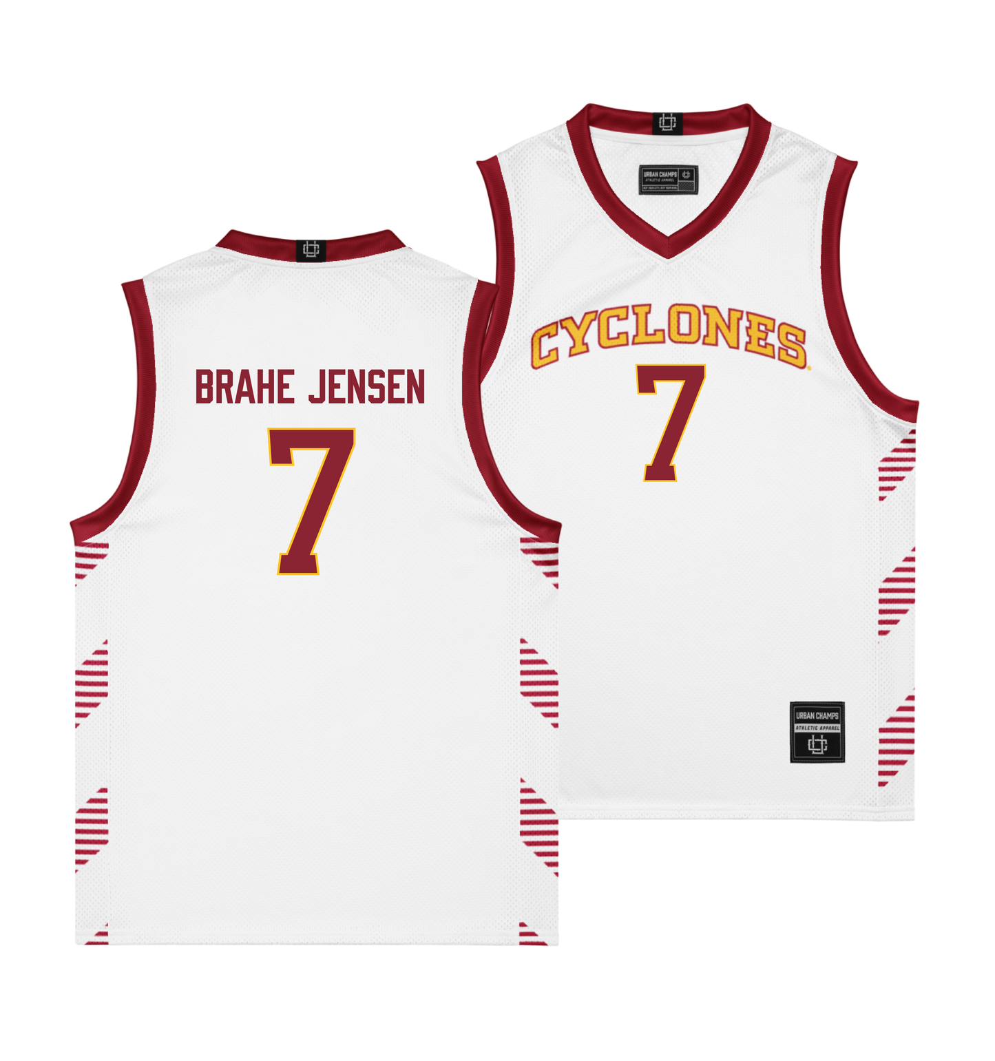 Iowa State Women's Basketball White Jersey  - Freya Brahe Jensen