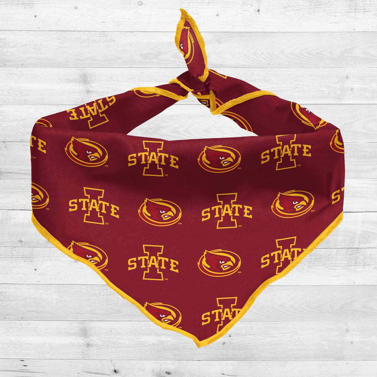 Iowa State Cyclones | NCAA Officially Licensed | Dog Bandana | Fits Pets of all Sizes