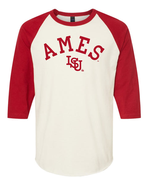 Ameri VINTAGE BACK PRINT BASEBALL TEE