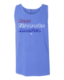 Cyclone Fanatic Beer Fireworks America Comfort Colors Tank