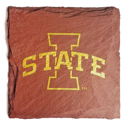 Iowa State Cyclones I-State Slate Coaster