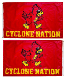 Cyclone Nation Flag 2 Sided Cy