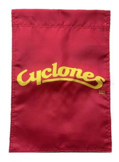 Script Cyclones Cyclones Script 2 Sided Garden Flag – Cyclone Fanatic Shop
