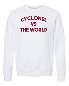Cyclones vs The World White Out Crewneck