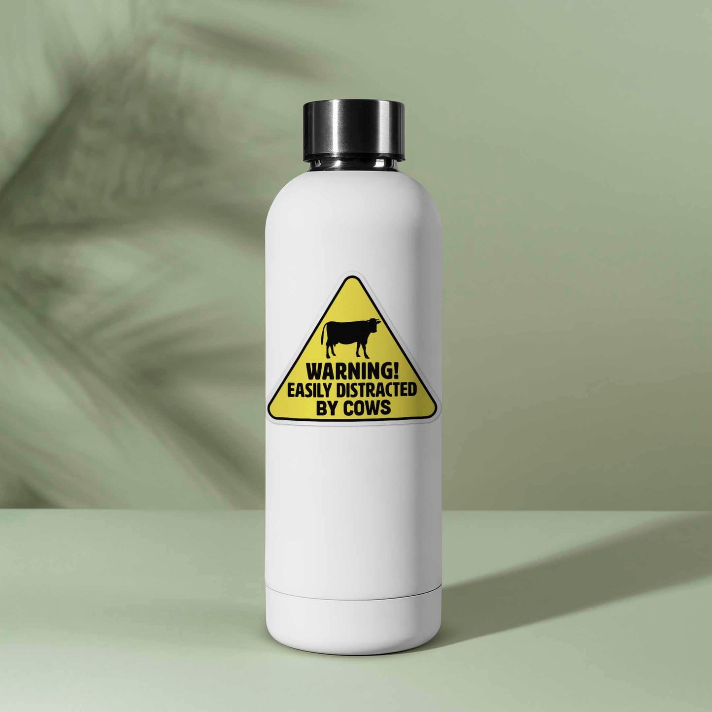 Easily Distracted by Cows Sticker - Funny Farm Decal