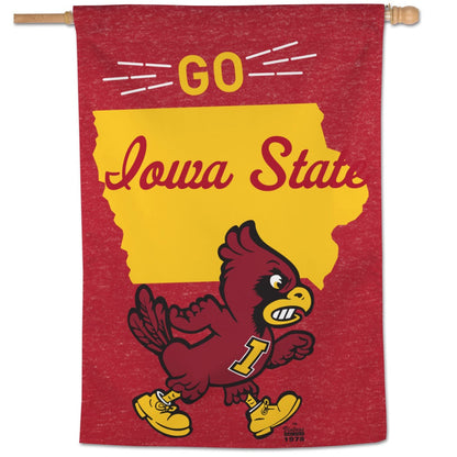 Go Iowa State Flag Vintage Cy House Banner