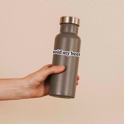 Hold My Beer Sticker - Funny Decal for Water Bottle