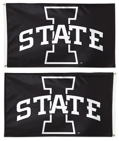 I State BW Logo 2 Sided 3x5 Flag