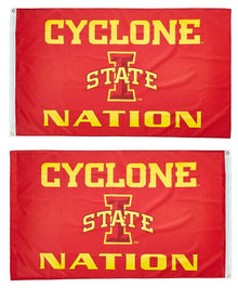 I State Cyclone Nation Flag 2 Sided 3x5