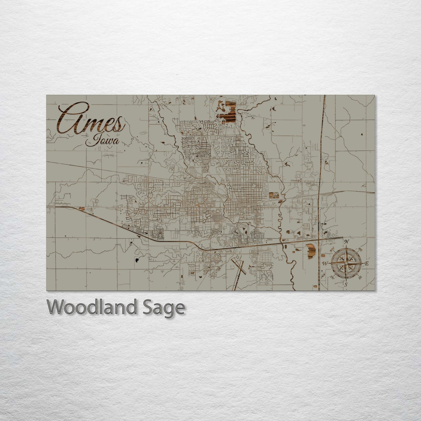 Ames, Iowa Street Map