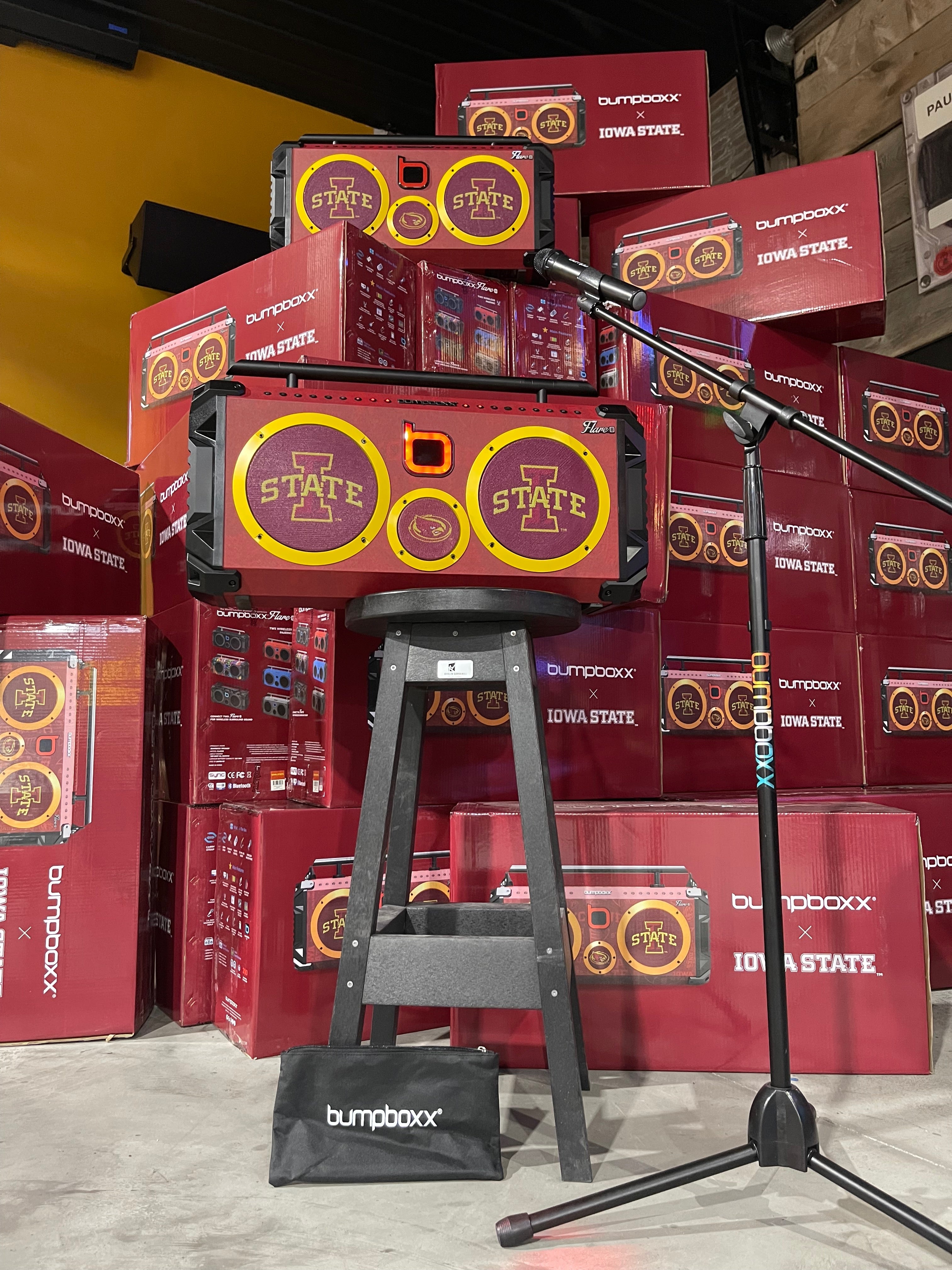 Iowa State Limited Edition Bumpboxx Flare8 Bluetooth Boombox