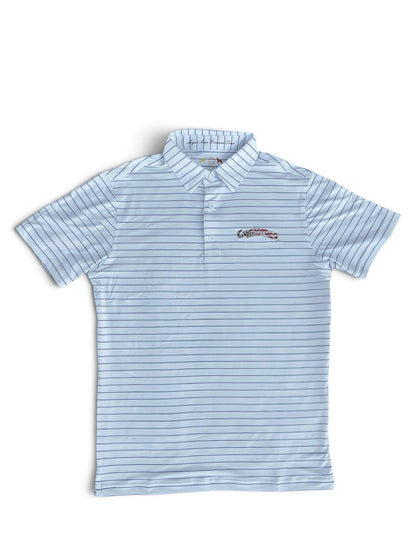 Iowa State Cyclones Script Patriotic Striped Polo