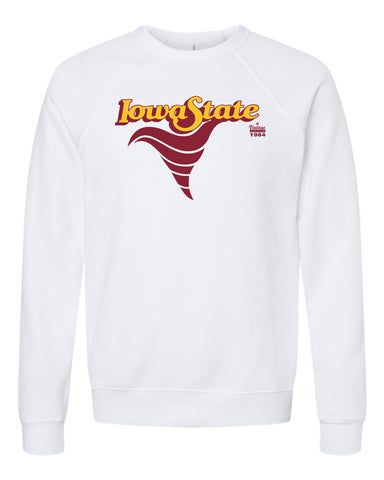 Iowa State Cyclone White Out Crewneck