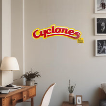 Iowa State Cyclones '87-'94 Helmet Logo Dorm Room Size