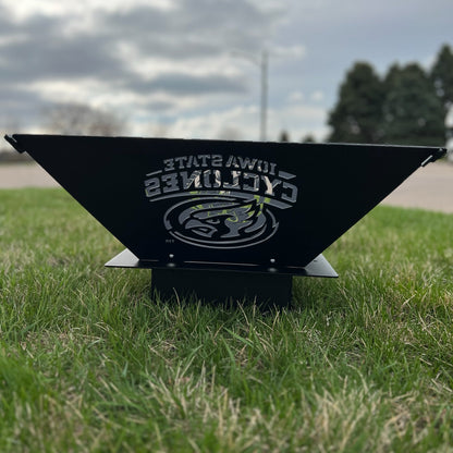 Iowa State Cyclone Logo Fire Pit