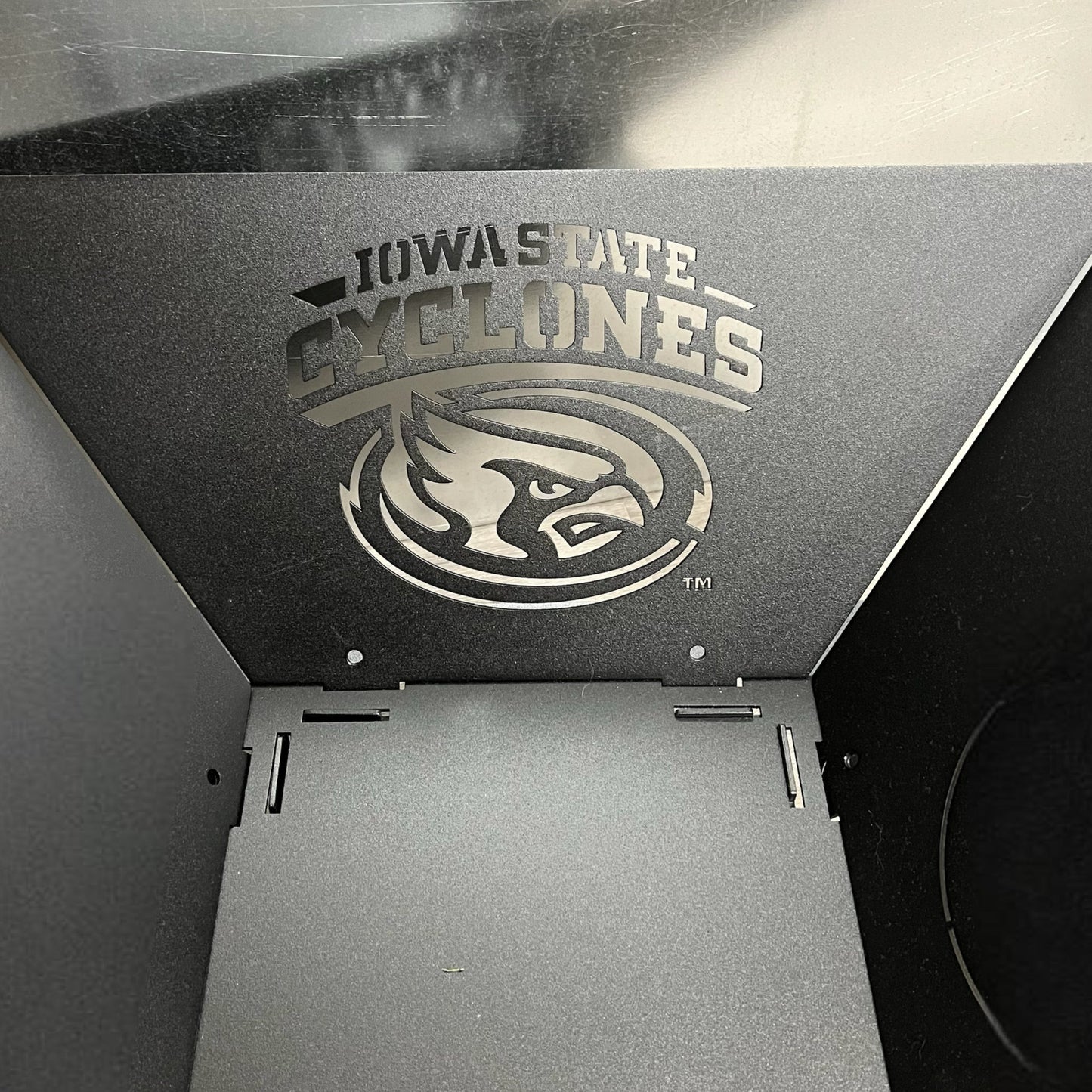 Iowa State Cyclone Logo Fire Pit