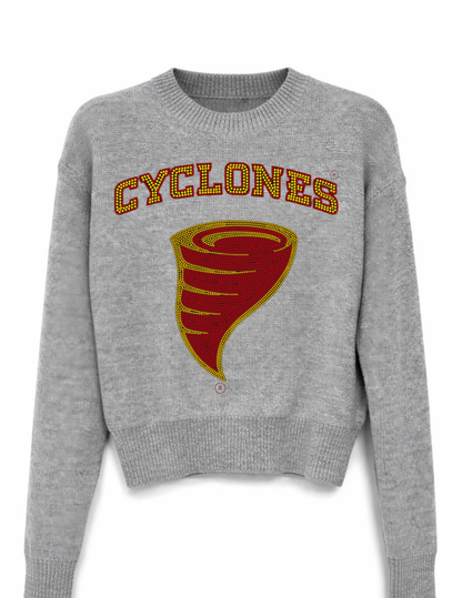Iowa State Cyclones Gray Crewneck Sweater