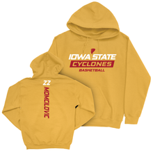 Iowa State Men's Basketball Gold Rush Hoodie - Milan Momcilovic | #22