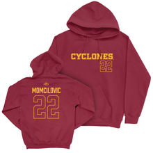 Iowa State Men's Basketball Cardinal Sideline Hoodie - Milan Momcilovic | #22
