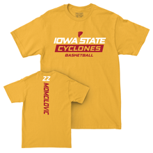 Iowa State Men's Basketball Gold Rush Tee - Milan Momcilovic | #22