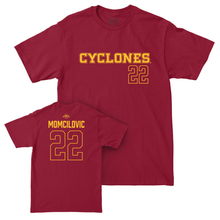 Iowa State Men's Basketball Cardinal Sideline Tee - Milan Momcilovic | #22
