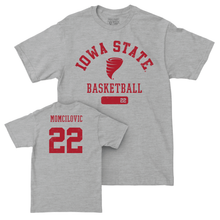 Iowa State Men's Basketball Sport Grey Varsity Tee - Milan Momcilovic | #22