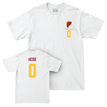 Iowa State Men's Basketball White Logo Comfort Colors Tee - Nate Heise | #0